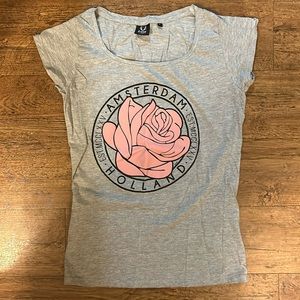 Fox Amsterdam Holland Floral T-Shirt